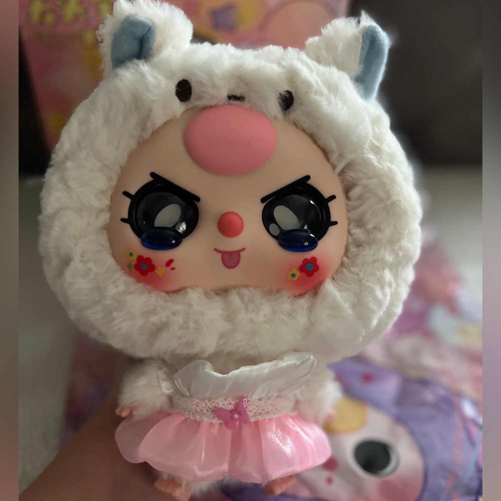 SECRET Baby Three Big Head Zipper Bag